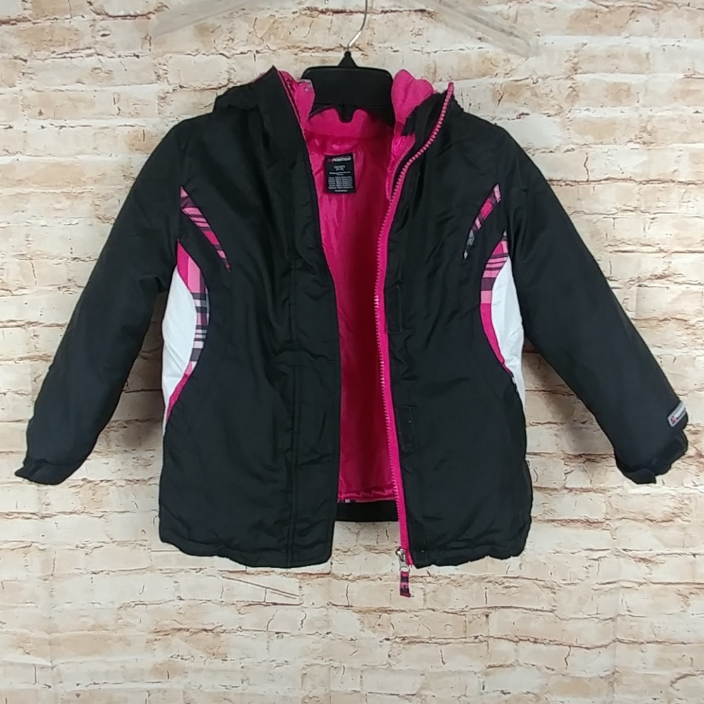 Mountain Xpedition Girls Pink & Black Ski coat XS